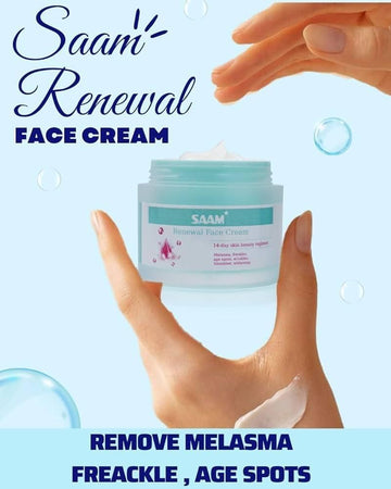 Saam Renewal Face Cream Treat Melasma, Freckles, Age Spots, Brighten Skin