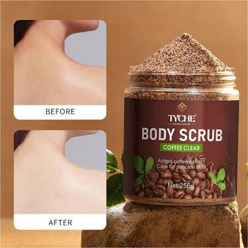 Tyche Coffee Clear Body Scrub - For Face & Body (256g)