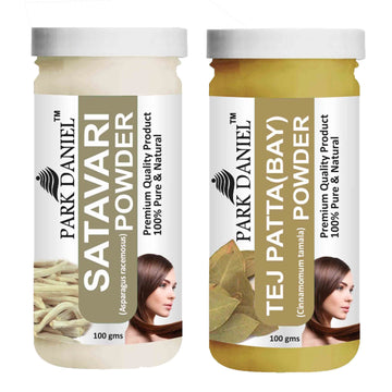 Park Daniel Satavari Powder & Tej Patta(Bay) Powder Combo pack of 2 Jars of 100 gms(200 gms)