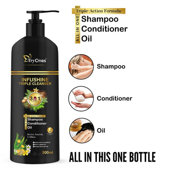 TryOnes Infushine Triple Cleanser 3 in 1 300ml