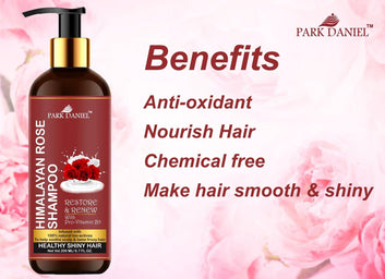 Park Daniel Natural Rose Shampoo -For Healthy and Shiny Hair (200 ml)