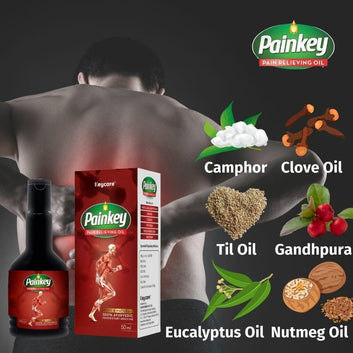 Painkey Ayurvedic Pain Relief Oil (Pack of 2)