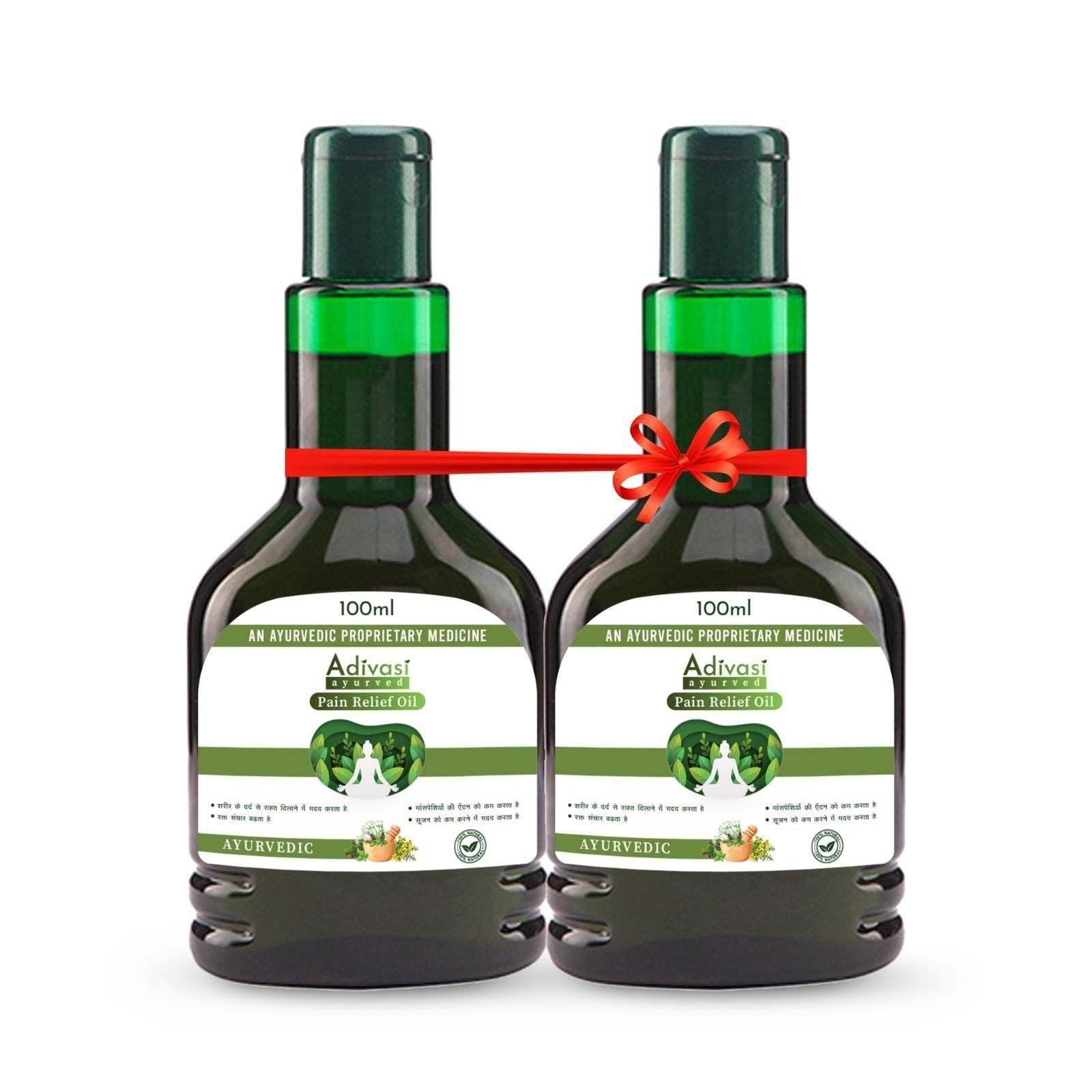 Adivasi Pain Relief Oil 100ml(Special Offer: Buy 1 Get 1 Free!)