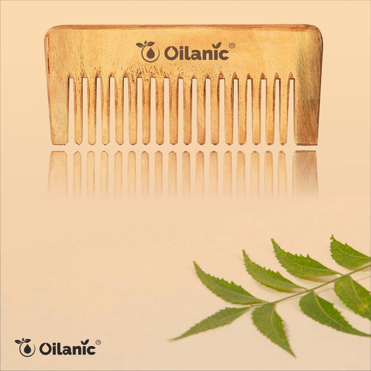 Oilanic Herbal Handmade  Neem Wooden Comb